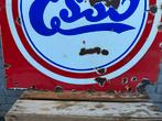 Zeer oud Esso emaille reclamebord, Antiek en Kunst, Ophalen