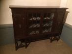 Pander vitrinekast wandmeubel kast meubel vintage, Huis en Inrichting, Ophalen, Eikenhout, Minder dan 150 cm, 25 tot 50 cm