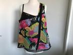 Pause cafe top veelkleurige mouwloze top maat 52 plussize, Kleding | Dames, Verzenden, Zo goed als nieuw, Maat 46/48 (XL) of groter