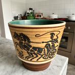 Bloempot Vintage Romeins, Rond, Ophalen of Verzenden, Zo goed als nieuw, X