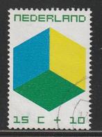 Nederland 1970 979 Kind 15c Kubus, Gest, Na 1940, Ophalen of Verzenden, Gestempeld