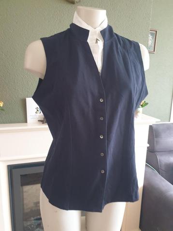 Blanche XXL chique mouwloos blauw blouse Gratis Verzenden ! beschikbaar voor biedingen