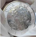 zilverkleurige carpe diem in beschermdoosje, Verzenden, Nederland, Munten