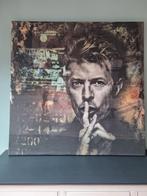 David Bowie Portret op Doek - 120x120cm, Antiek en Kunst, Ophalen of Verzenden