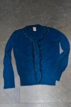 Vest 122 blauw, Ophalen, Gebruikt, Meisje, Trui of Vest