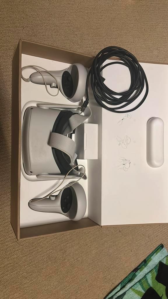 Meta Oculus Quest 2, Spelcomputers en Games, Virtual Reality, Zo goed als nieuw, Overige platformen, VR-bril, Ophalen of Verzenden