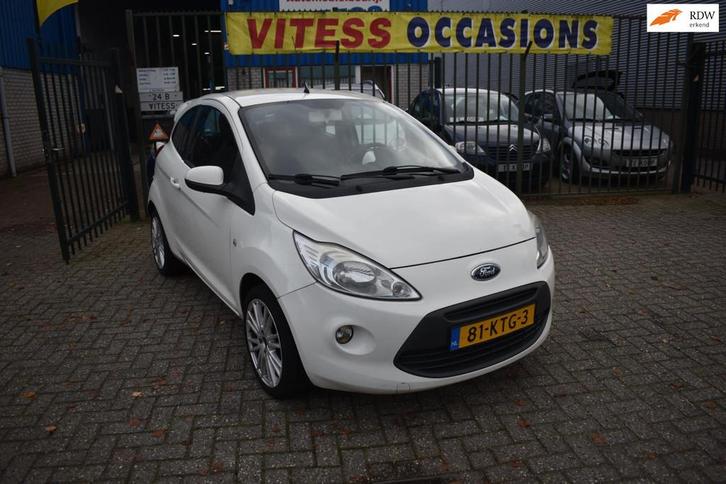 Ford Ka 1.2 Titanium, Auto's, Ford, Bedrijf, Te koop, Ka, ABS, Airbags, Airconditioning, Boordcomputer, Centrale vergrendeling
