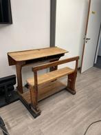 Oude schoolbank met charme, Ophalen, Gebruikt, Bureau