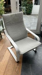 Ikea fauteuil grijs met wit, Tuin en Terras, Ophalen, Zo goed als nieuw