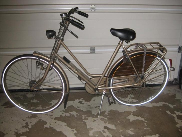 dames fiets gazelle met remstangen, Fietsen en Brommers, Fietsen | Dames | Damesfietsen, Gebruikt, Gazelle, Versnellingen, 53 tot 56 cm