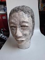 RAKU GESTOOKT HOOFD van MAN, Antiek en Kunst, Ophalen of Verzenden