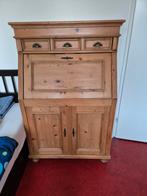 Secretaire massief grenen., Huis en Inrichting, Kasten | Secretaires, Ophalen, Gebruikt