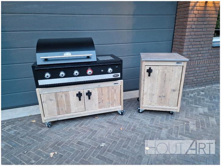 Buitenkeuken losse kast voor extra werkruimte!, Tuin en Terras, Buitenkeukens, Nieuw, Gas, Inbouw, Vrijstaand, Ophalen of Verzenden