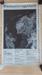 NASA Satelliet Kaart Friesland in Vogelvlucht, Boeken, Atlassen en Landkaarten, Gelezen, Overige typen, Ophalen of Verzenden, 1800 tot 2000