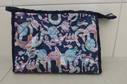 Toilettas Australia animals arboriginal design, Sieraden, Tassen en Uiterlijk, Toilettassen, Zo goed als nieuw, Heer of Dame, Blauw