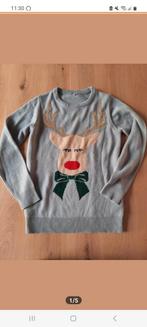 Foute kersttrui rendier - Maat S, Ophalen of Verzenden, Zo goed als nieuw, Maat 36 (S), Grijs