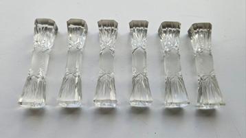 Kristallen Messenleggers - Set van 6 beschikbaar voor biedingen