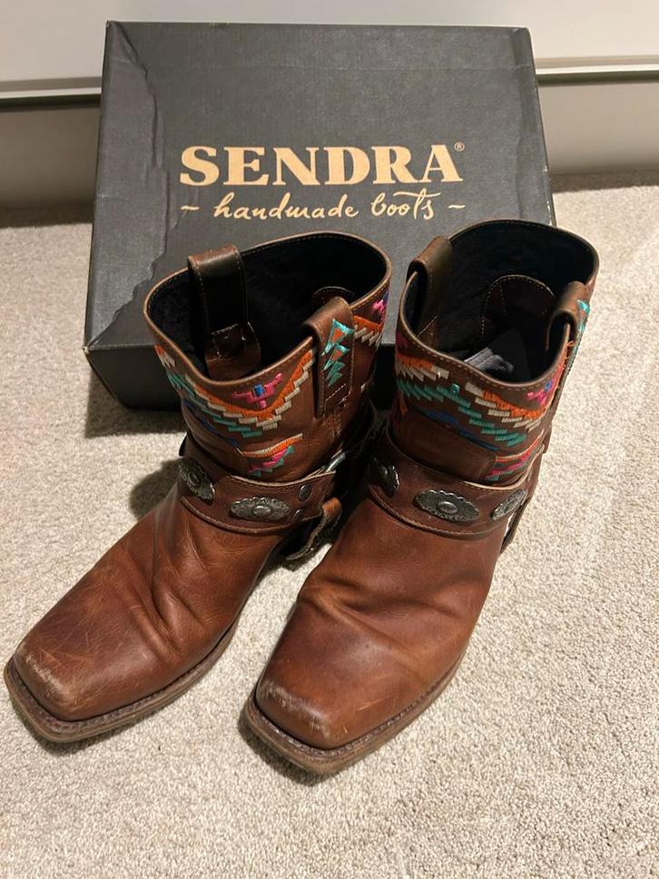 Sendra Boots Maat 38 - Gebruikt, Goede Staat, Kleding | Dames, Schoenen, Gedragen, Lage of Enkellaarzen, Bruin, Ophalen of Verzenden