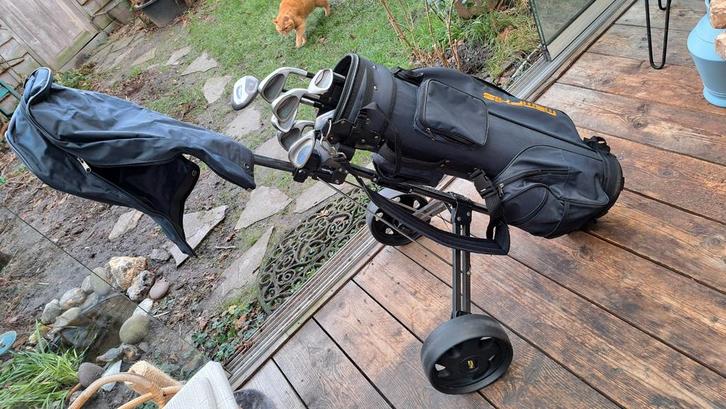 Complete Dames Golfset met Tas & Trolley - ZGAN, Sport en Fitness, Golf, Zo goed als nieuw, Set, Overige merken, Ophalen