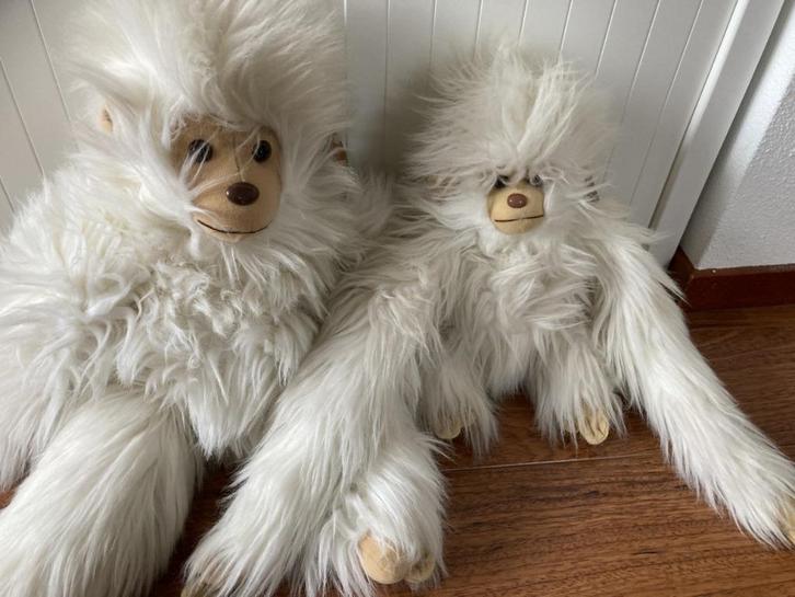 Witte apen van Anna Club (T), Kinderen en Baby's, Speelgoed | Knuffels en Pluche, Gebruikt, Overige typen, Ophalen of Verzenden