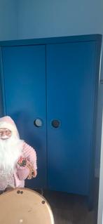 Gratis BUSUNGE blauwe ikea kledingkast - 80x139cm, Ophalen, 50 tot 75 cm, 50 tot 100 cm, 150 tot 200 cm