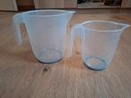 Maatbekers - 500ml & 1000ml - Plastic, Huis en Inrichting, Ophalen