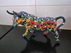 Gaudi  Kleurrijk Mozaïek Stierenbeeld - Origineel, Ophalen of Verzenden, Zo goed als nieuw, Dier