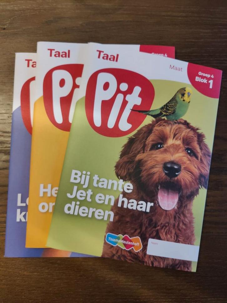 Pit Taal leerwerkschrift Maat groep 4 - blok 1 t/m 3, Boeken, Schoolboeken, Nieuw, Nederlands, Overige niveaus, Ophalen of Verzenden