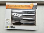 Nieuwe mini Kaas mesjesset Copenhagen, Nieuw, Ophalen of Verzenden, Rvs of Chroom, Vaatwasserbestendig