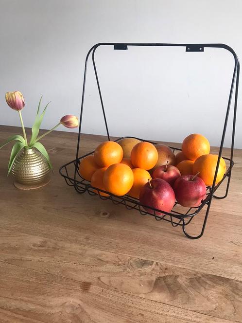 Metalen rekje fruitmand draadmand keuken fruitschaal, Huis en Inrichting, Woonaccessoires | Schalen en Manden, Nieuw, Rond, Overige materialen