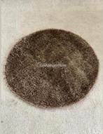 RONDE VLOERKLEED 80CM HOOGPOLIG DARKTAUP BRONSMIX ERICKUSTER, Ophalen of Verzenden, Nieuw