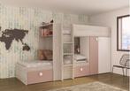 Maxim Multifunctioneel Stapelbed - 90x190 - Oudroze