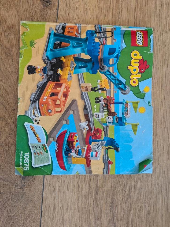 Duplo 10875 Goederentrein - Compleet!, Kinderen en Baby's, Speelgoed | Duplo en Lego, Zo goed als nieuw, Duplo, Complete set, Ophalen of Verzenden