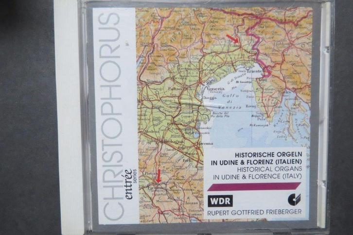 Cd orgel: Rupert Gottfried Frieberger, Hist. orgels Italië, Cd's en Dvd's, Cd's | Klassiek, Zo goed als nieuw, Kamermuziek, Classicisme