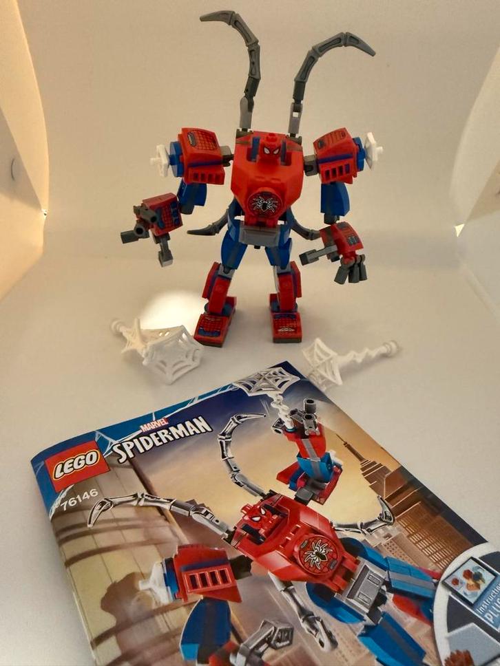 Lego Marvel Spider-Man Mech 76146, Kinderen en Baby's, Speelgoed | Duplo en Lego, Zo goed als nieuw, Lego, Complete set, Ophalen of Verzenden