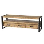 TV‑meubel Nairobi mangohout 150 cm | showroom €299, Huis en Inrichting, Kasten | Televisiemeubels, 150 tot 200 cm, Zo goed als nieuw