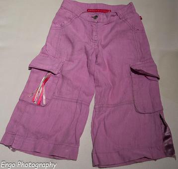 Broek Bengh per Principesse roze maat 86 / 92 100% linnen beschikbaar voor biedingen