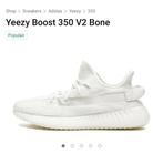 Yeezy Boost 350 V2 Bone 39 1/3, Kleding | Dames, Schoenen, Ophalen of Verzenden, Wit, Zo goed als nieuw, Sneakers of Gympen