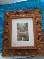 Indonesisch Miniatuur schilderij Nyoman Batuan Bali snijwerk, Antiek en Kunst, Ophalen of Verzenden