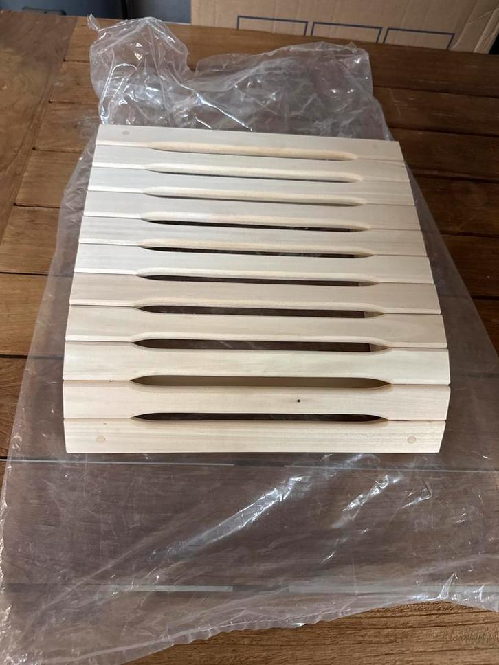Sauna hoofdsteun hout, Sport en Fitness, Sauna, Zo goed als nieuw, Ophalen