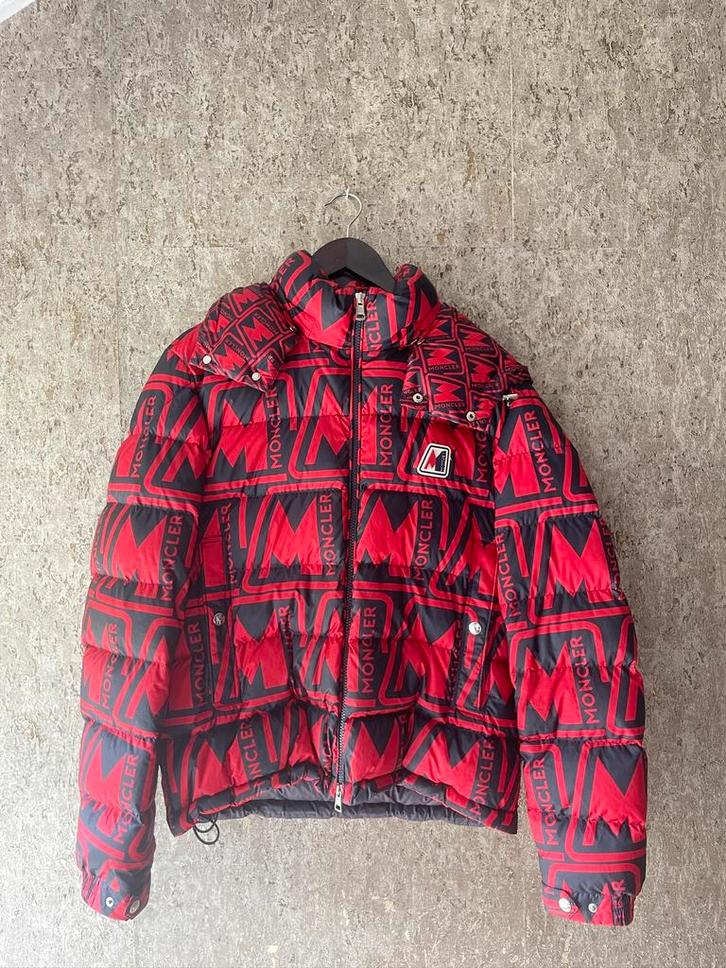 Moncler Bomber jas(orgineel), Kleding | Heren, Jassen | Winter, Zo goed als nieuw, Maat 46 (S) of kleiner, Rood, Ophalen