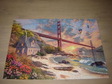 Puzzel Jumbo GOLDEN GATE BRIDGE 1000 st.   beschikbaar voor biedingen