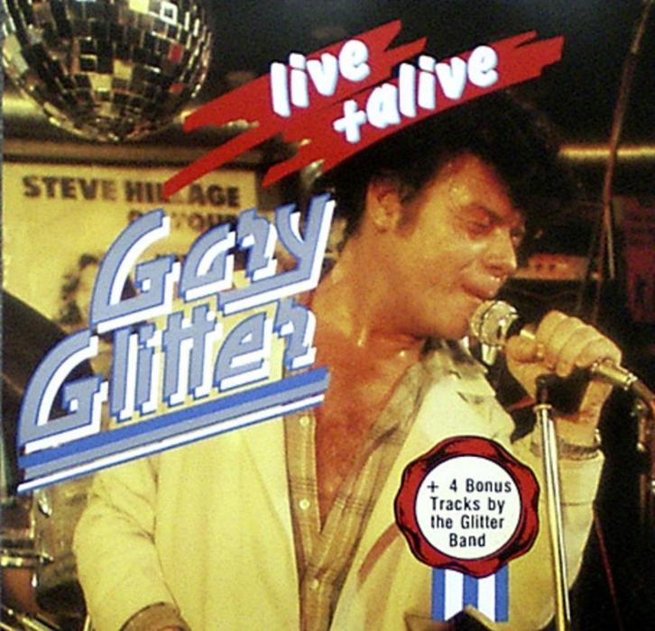 Gary glitter – live + alive cd imt cd 100.073, Cd's en Dvd's, Cd's | Rock, Zo goed als nieuw, Poprock, Verzenden