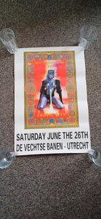 Originele 90's Utrecht Hardcore Gabber poster Dance 2 Eden, Rechthoekig Staand, Verzenden, Zo goed als nieuw, A1 t/m A3
