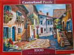 Castorland puzzel 1000 st. Rue de village, Ophalen of Verzenden, Zo goed als nieuw