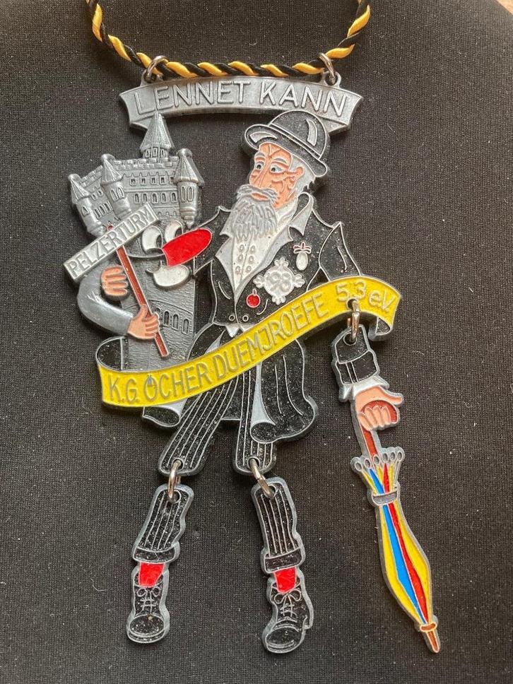 Carnaval ordes Rathausgarde KG Öcher Duemjroefe Aachen, Postzegels en Munten, Penningen en Medailles, Overige materialen, Buitenland