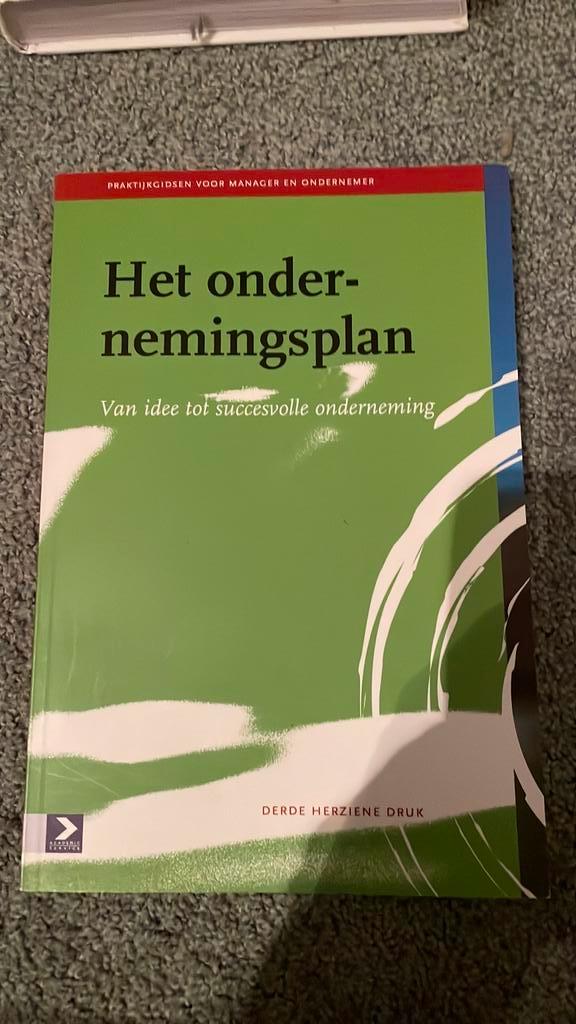 Het ondernemingsplan, Boeken, Economie, Management en Marketing, Zo goed als nieuw, Management, Ophalen of Verzenden