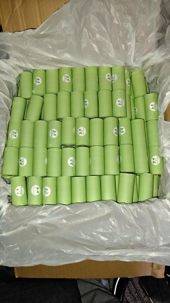 Hondenpoepzakjes - biologisch afbreekbaar - 1000 rollen, Dieren en Toebehoren, Overige Dieren-accessoires, Nieuw, Ophalen of Verzenden