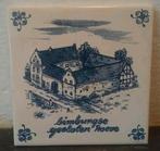 Tegeltje Afbeelding Limburgse gesloten hoeve 10 x 10 cm, Ophalen of Verzenden