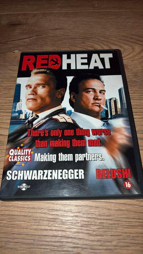 Red Heat met Arnold Schwarzenegger en James Belushi., Cd's en Dvd's, Dvd's | Actie, Zo goed als nieuw, Actie, Vanaf 16 jaar, Ophalen of Verzenden
